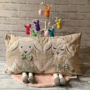 Isaac Mizrahi Easter Lamb Pillow